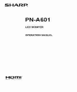 Sharp Computer Monitor PN-A601-page_pdf
